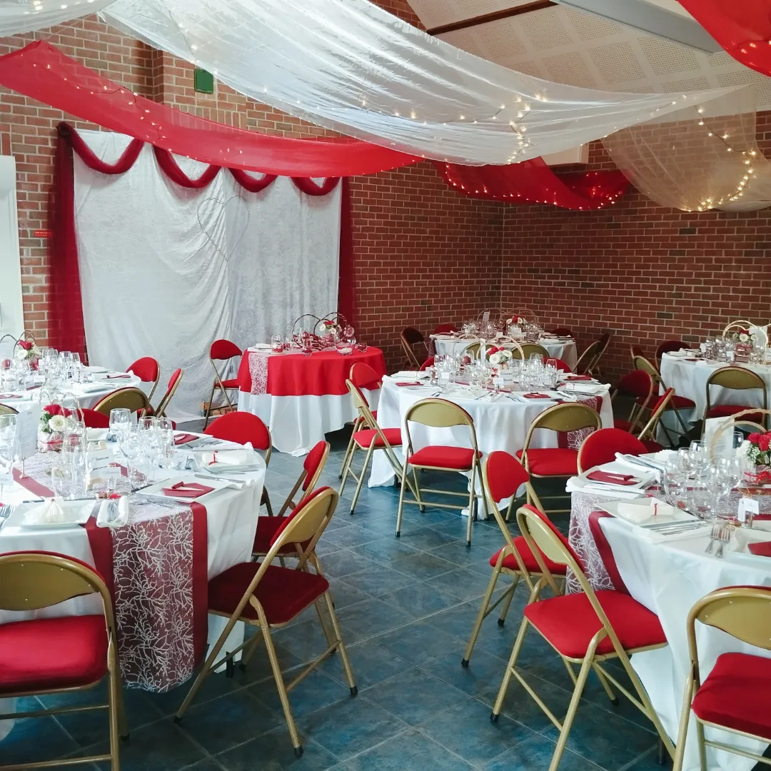 La salle de réception de la Hêtraie